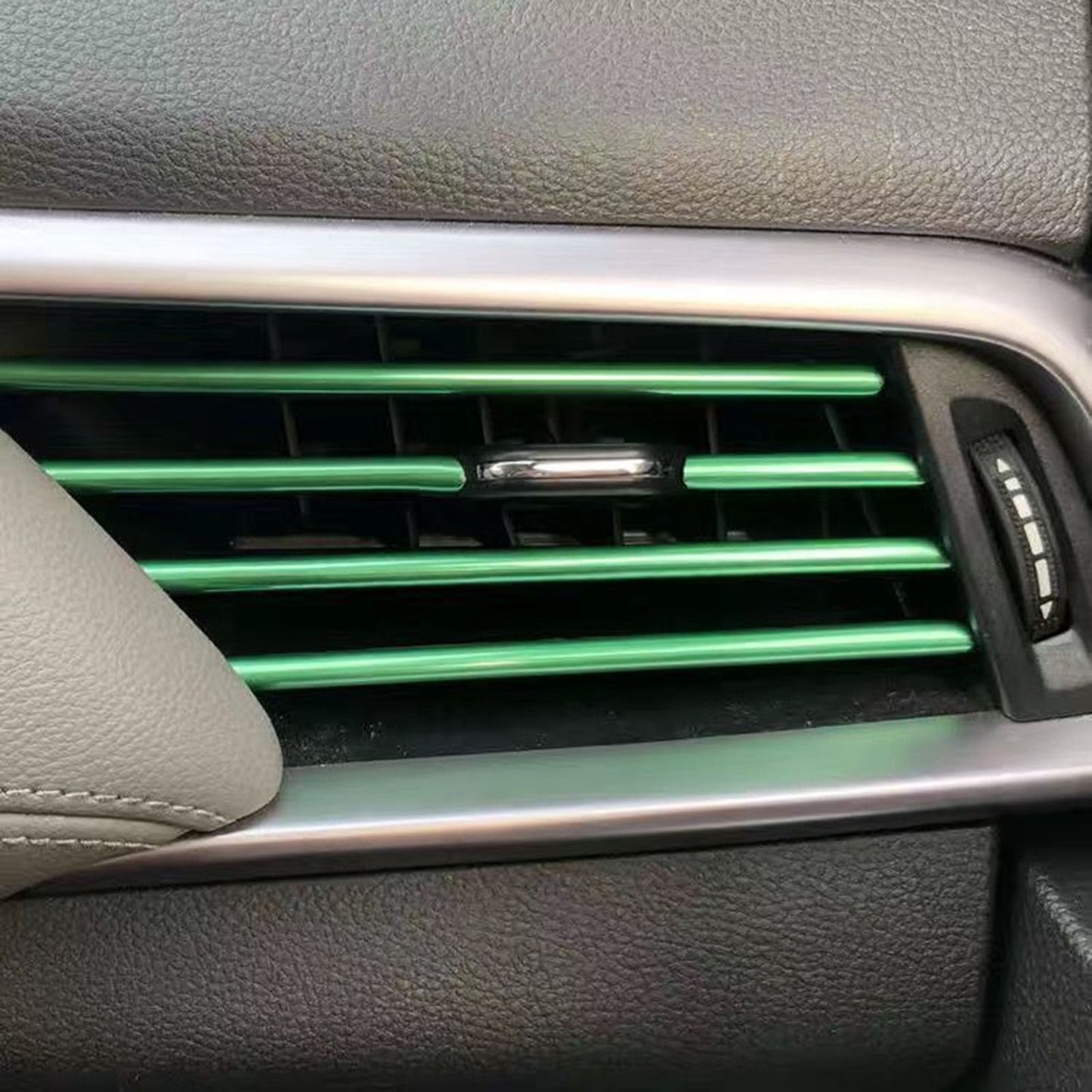 10Pcs 20cm Universal  Car Air Conditioner Outlet Decorative U Shape Moulding Trim Strips Decor Car Styling Accessories
